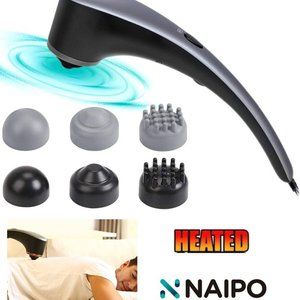 NAIPO PERCUSSION MASSAGER W/ HEAT GREY MGPC-5000